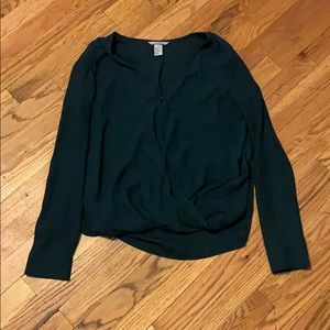 Comfortable green blouse